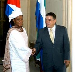 Sierra Leones FM Meets with Cuban Counterpart
